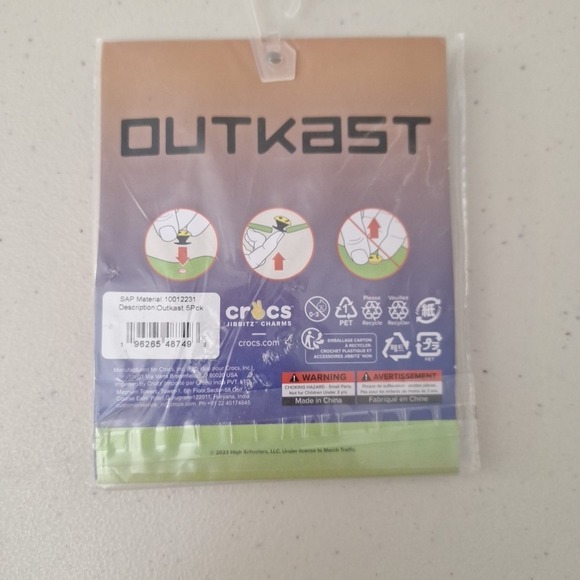 OutKast Crocs Charms Jibbitz Original Uniquely You, 5 Charm Pack, NEW - Picture 7 of 10